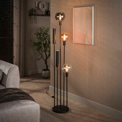 Vloerlamp Sfera Tricolore 5-lichts / Artic zwart