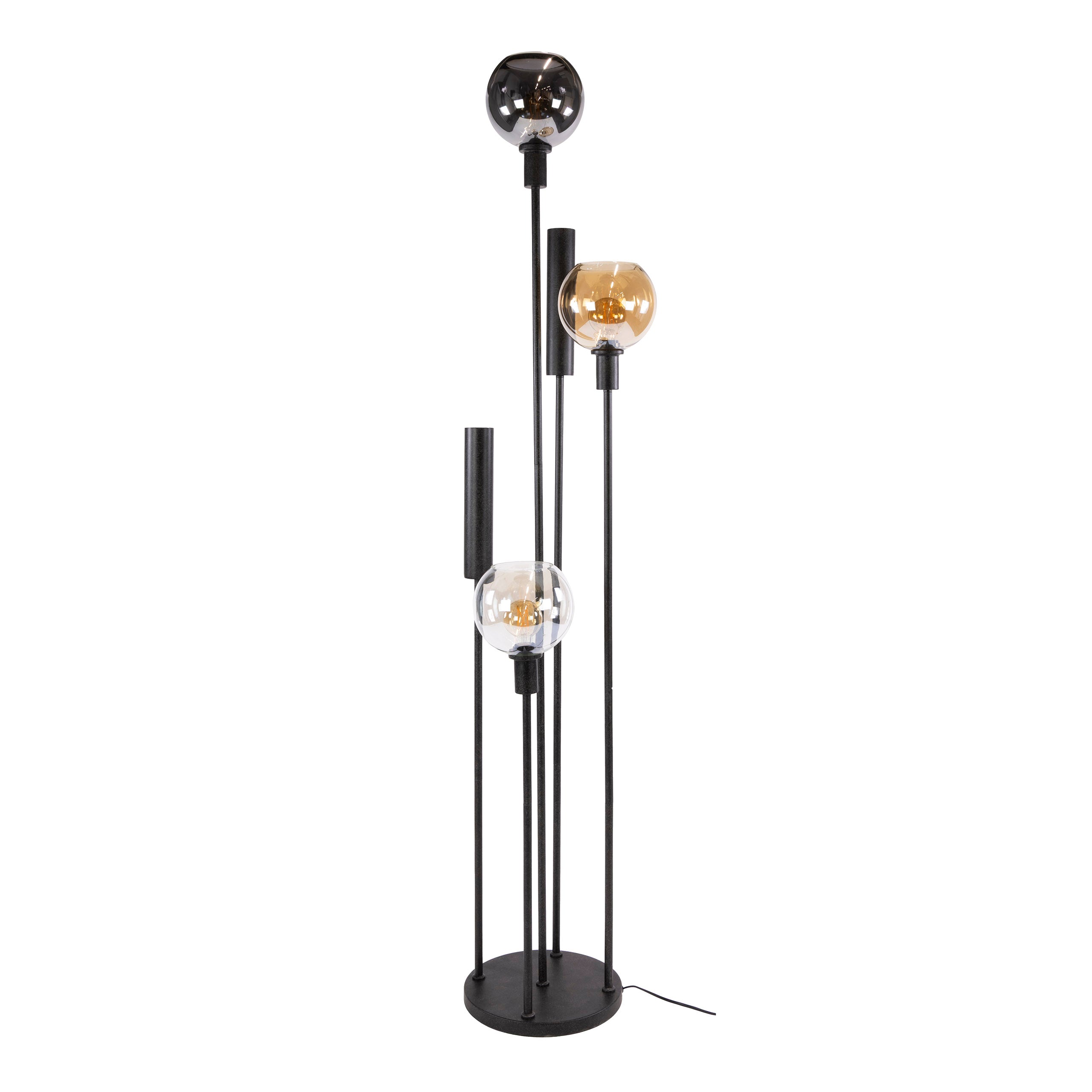 Vloerlamp Sfera Tricolore 5-lichts / Artic zwart