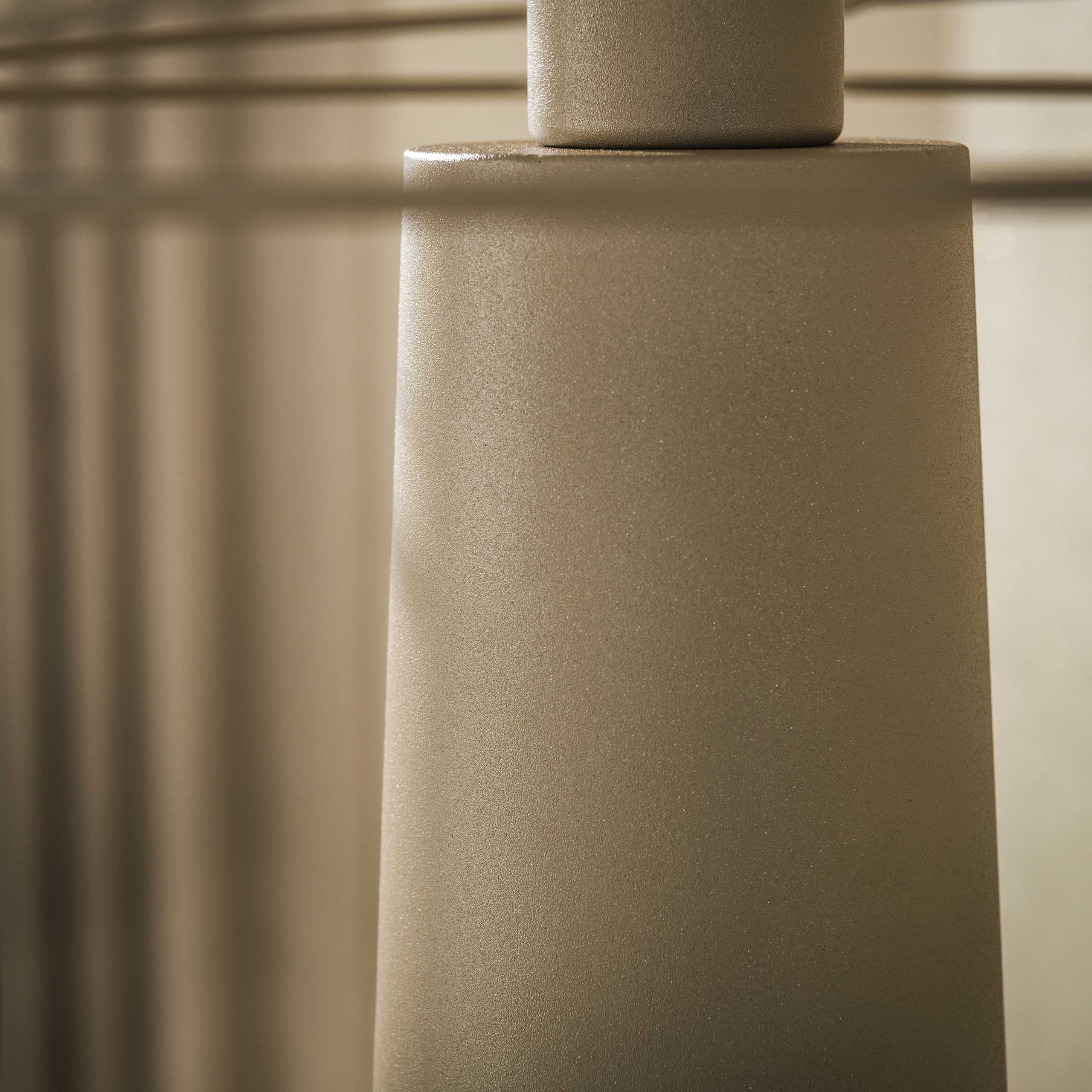 Vloerlamp Curl 1-lichts / Beige