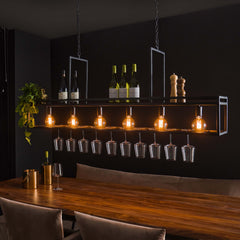 Hanglamp Decorate 6 Lichts Charcoal