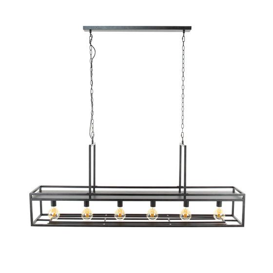 Hanglamp Decorate 6 Lichts Charcoal