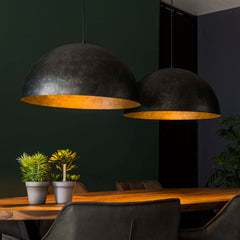 Hanglamp Dome 2 Lichts O60Cm Charcoal