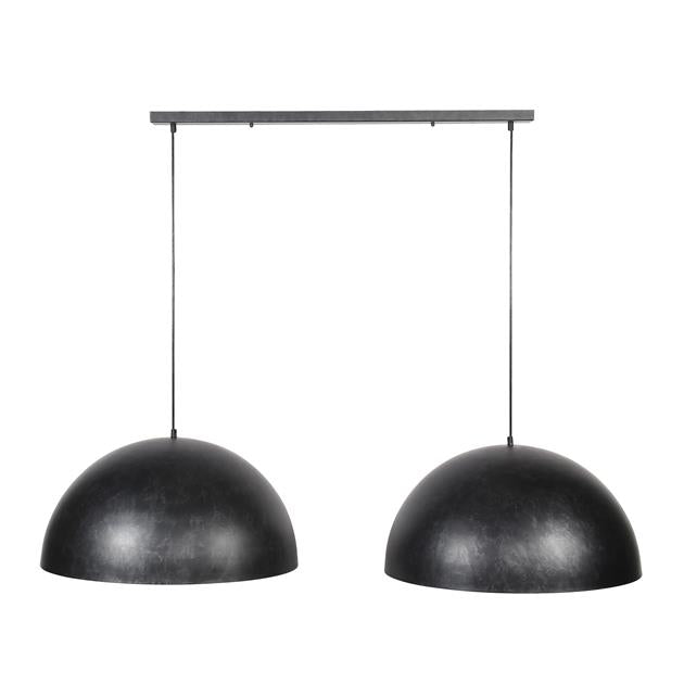 Hanglamp 2x Ø60 Dome