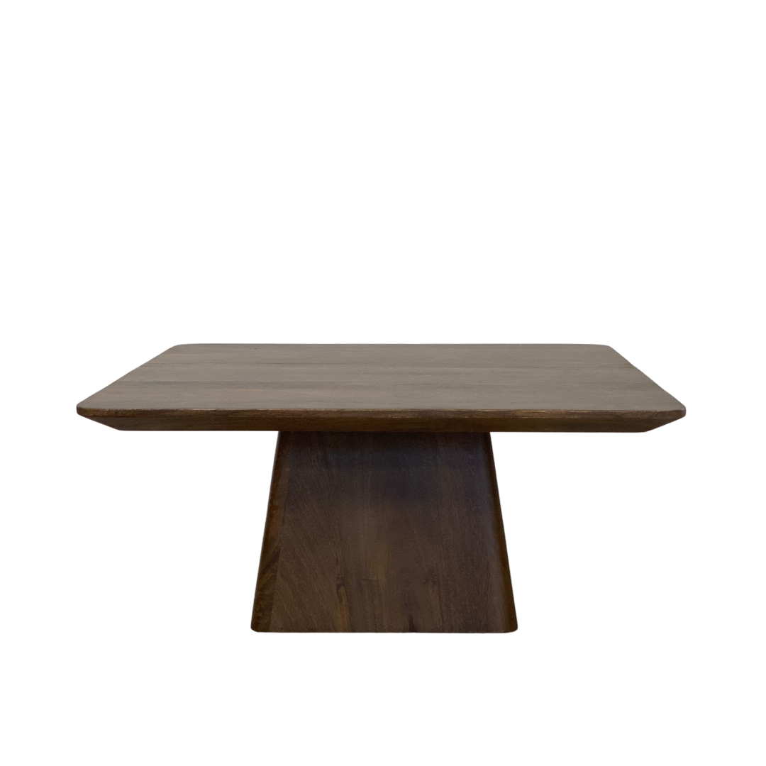 Salontafel vierkant 80 x 80 cm Walnoot