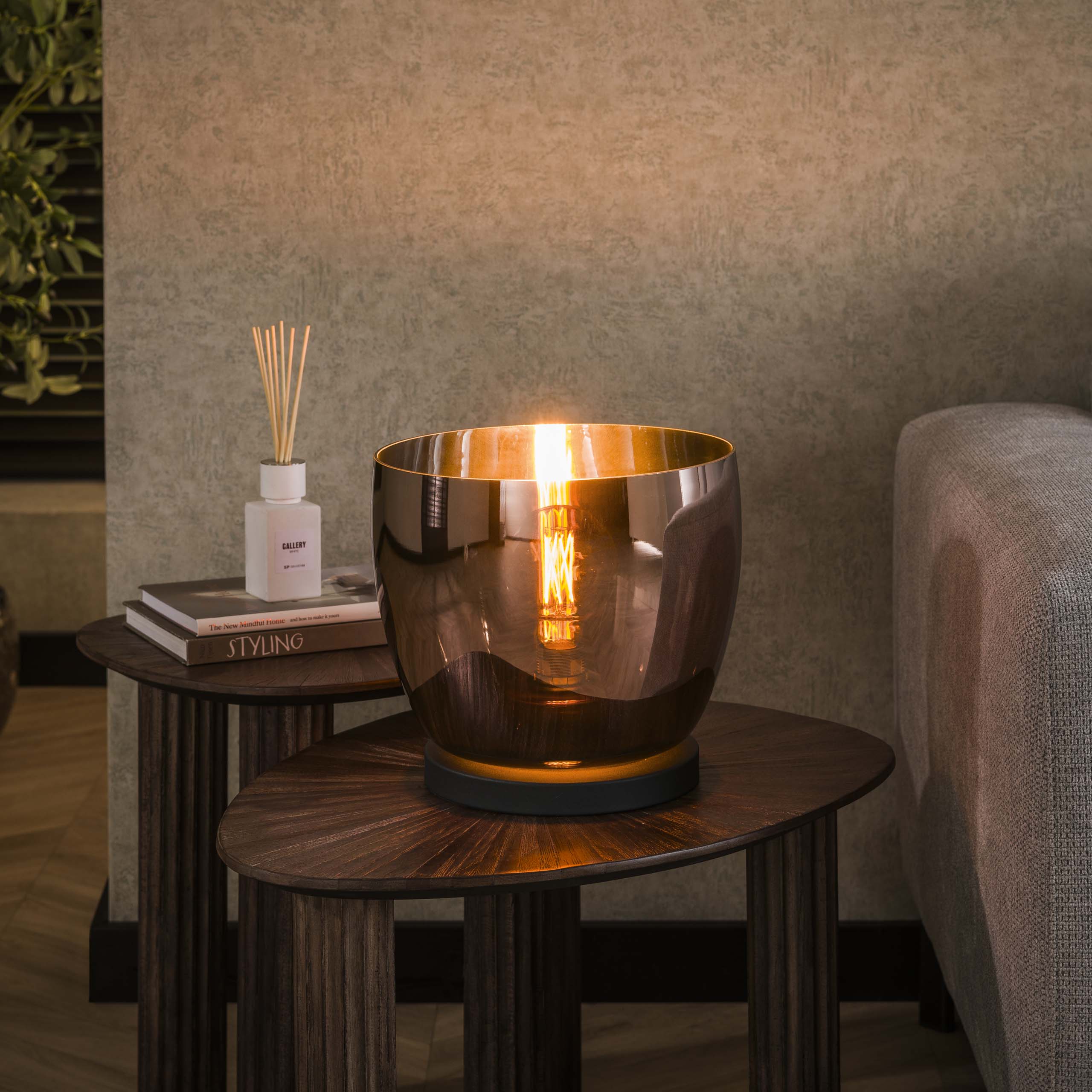 Vloerlamp Up L 1 Lichts Koper Glas