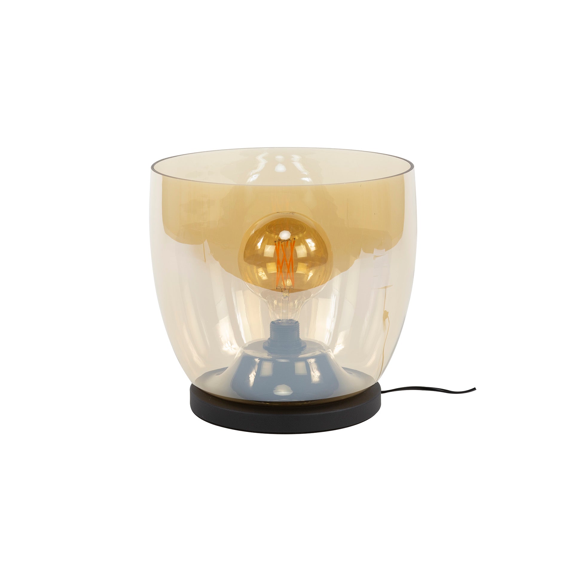 Vloerlamp Up Xl 1 Lichts Amber Glas