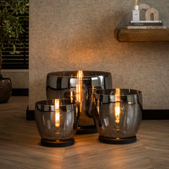 Vloerlamp Up Xxl 1 Lichts Smoke Grey Glas