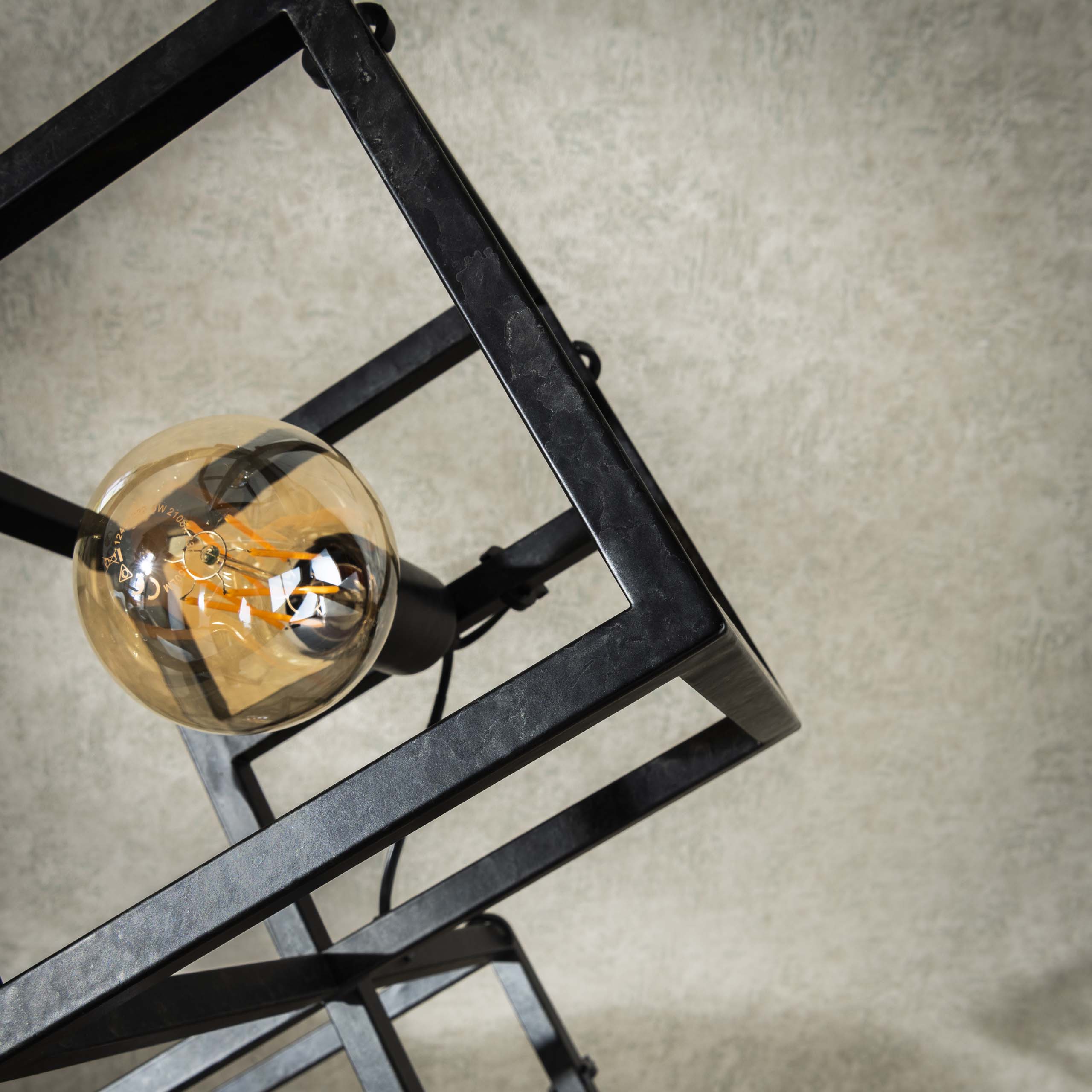 Vloerlamp Cube 4 Lichts Charcoal