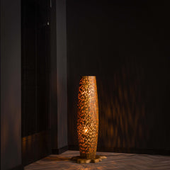 Vloerlamp Bars S 2 Lichts Massief Teak