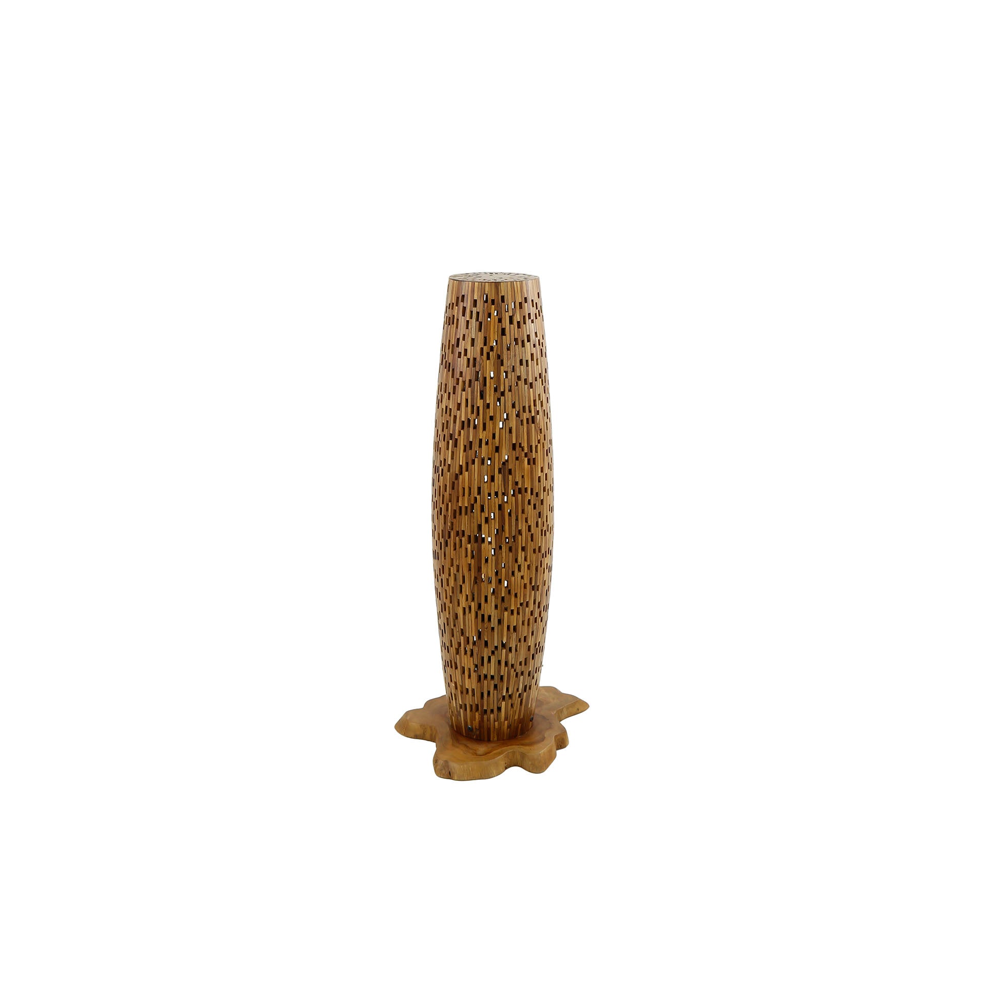 Vloerlamp Bars S 2 Lichts Massief Teak