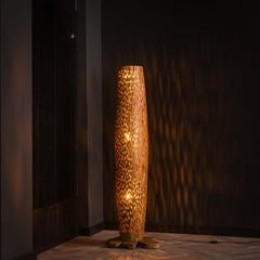 Vloerlamp Bars M 3 Lichts Massief Teak