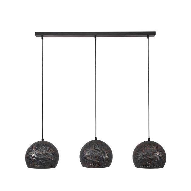 Hanglamp 3xØ25 punch bol