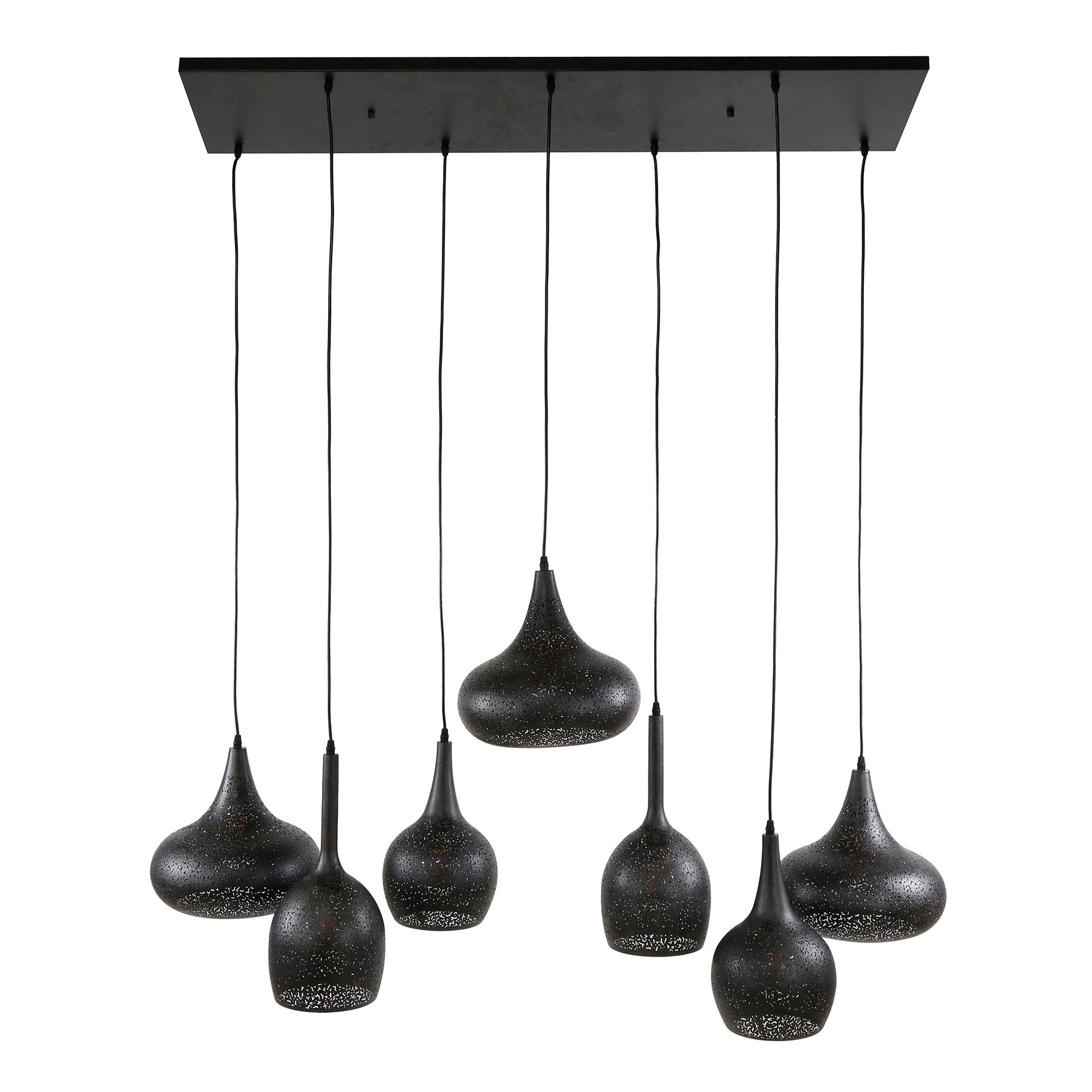 Hanglamp Zip 4 3 Lichts Artic Zwart