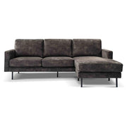 Bank Cambridge 2,5-zits, chaise longue rechts – Olijfgroen – 235 x 85 cm | Tower Living