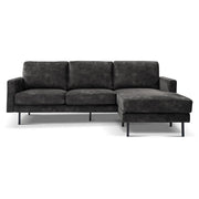 Bank Cambridge 2,5-zits, chaise longue rechts – Antraciet – 235 x 85 cm | Tower Living