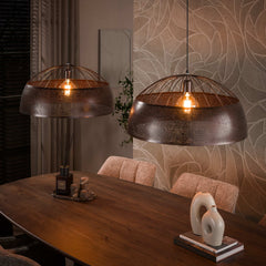 Hanglamp Screen Open 2 Lichts O60Cm Antiek Koper