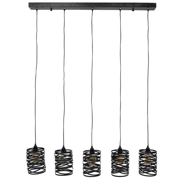 Hanglamp 5x ø17 spindle