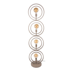 Vloerlamp Turn Around 4 Lichts Beige