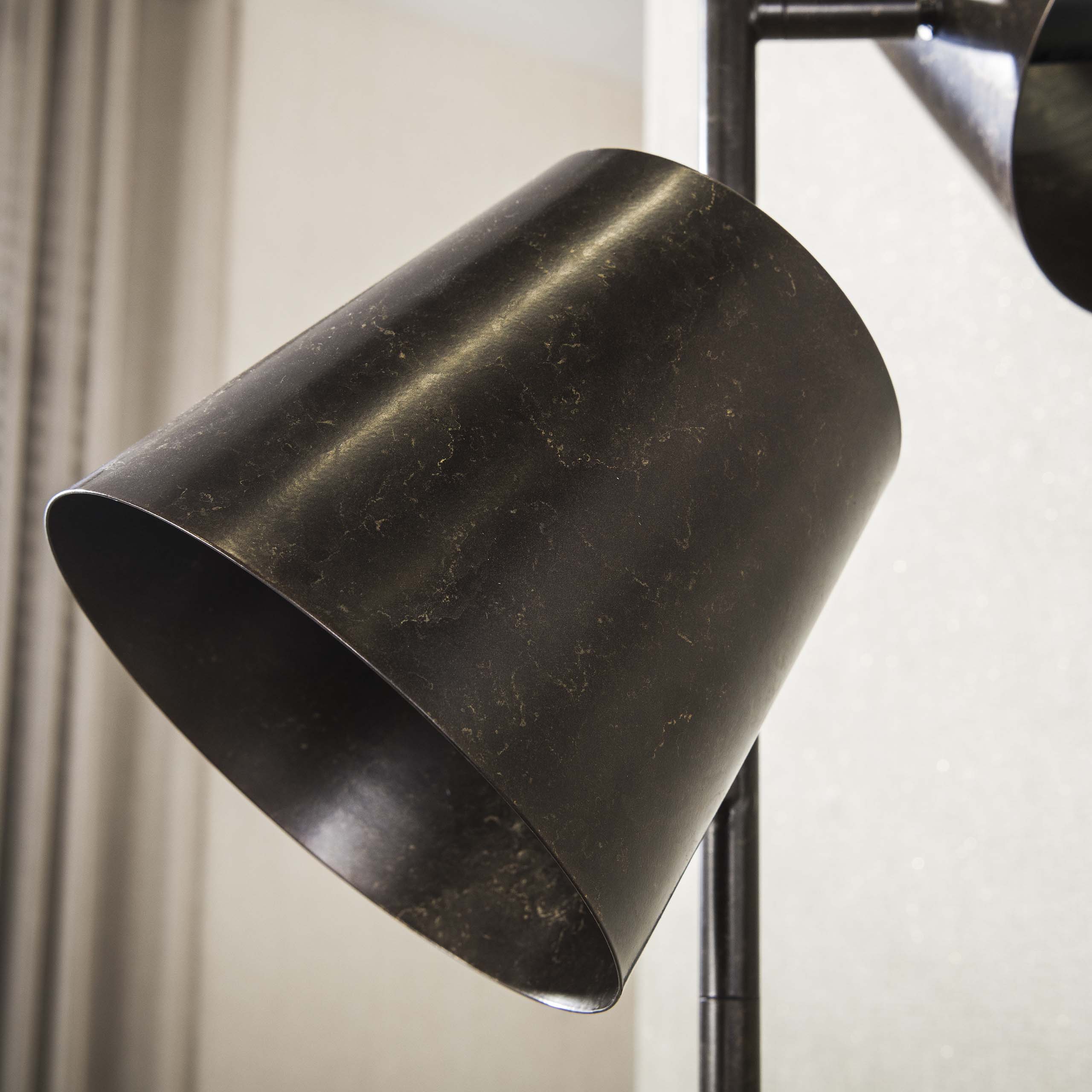 Vloerlamp Kinetic 3 Lichts Urban Bruin