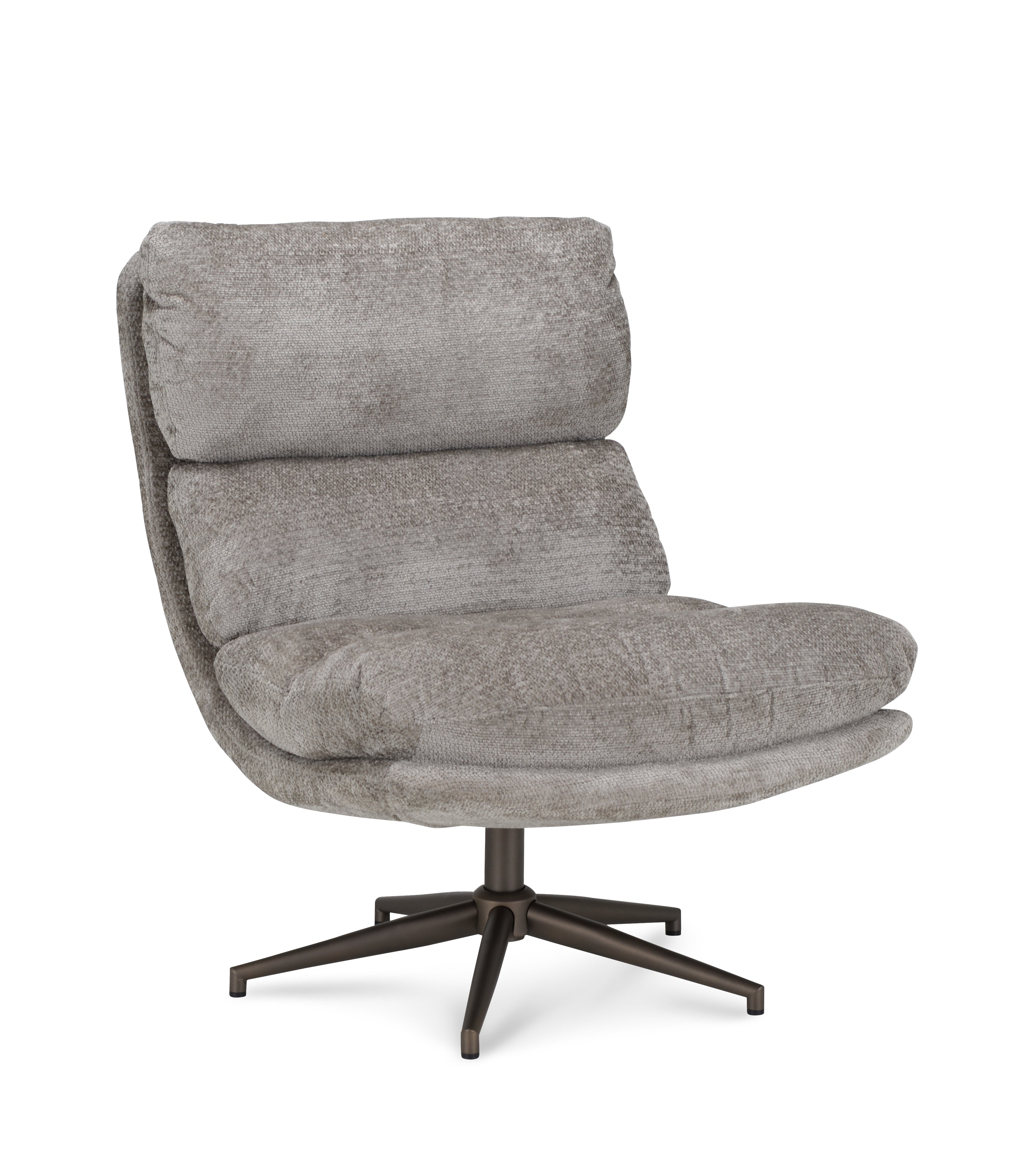 Fauteuil Lodge Stof Movie Clay Leg Bronze 360°