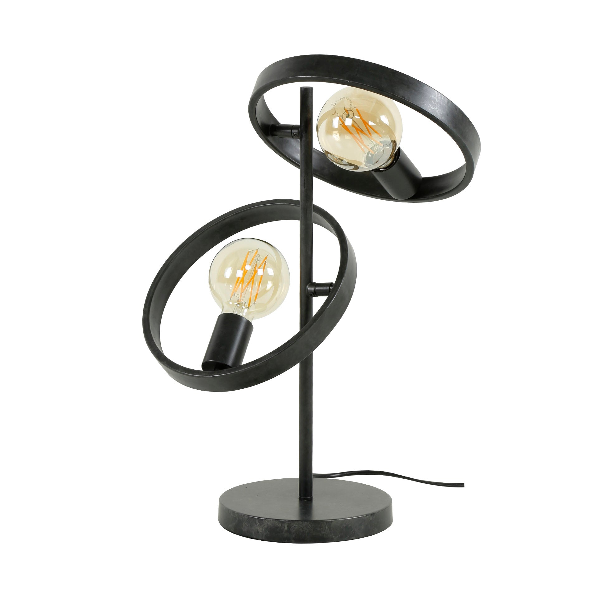 Tafellamp Hover 2 Lichts Charcoal