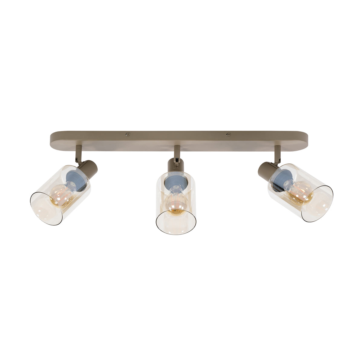 Plafondlamp Sepiora 3-lichts / Beige