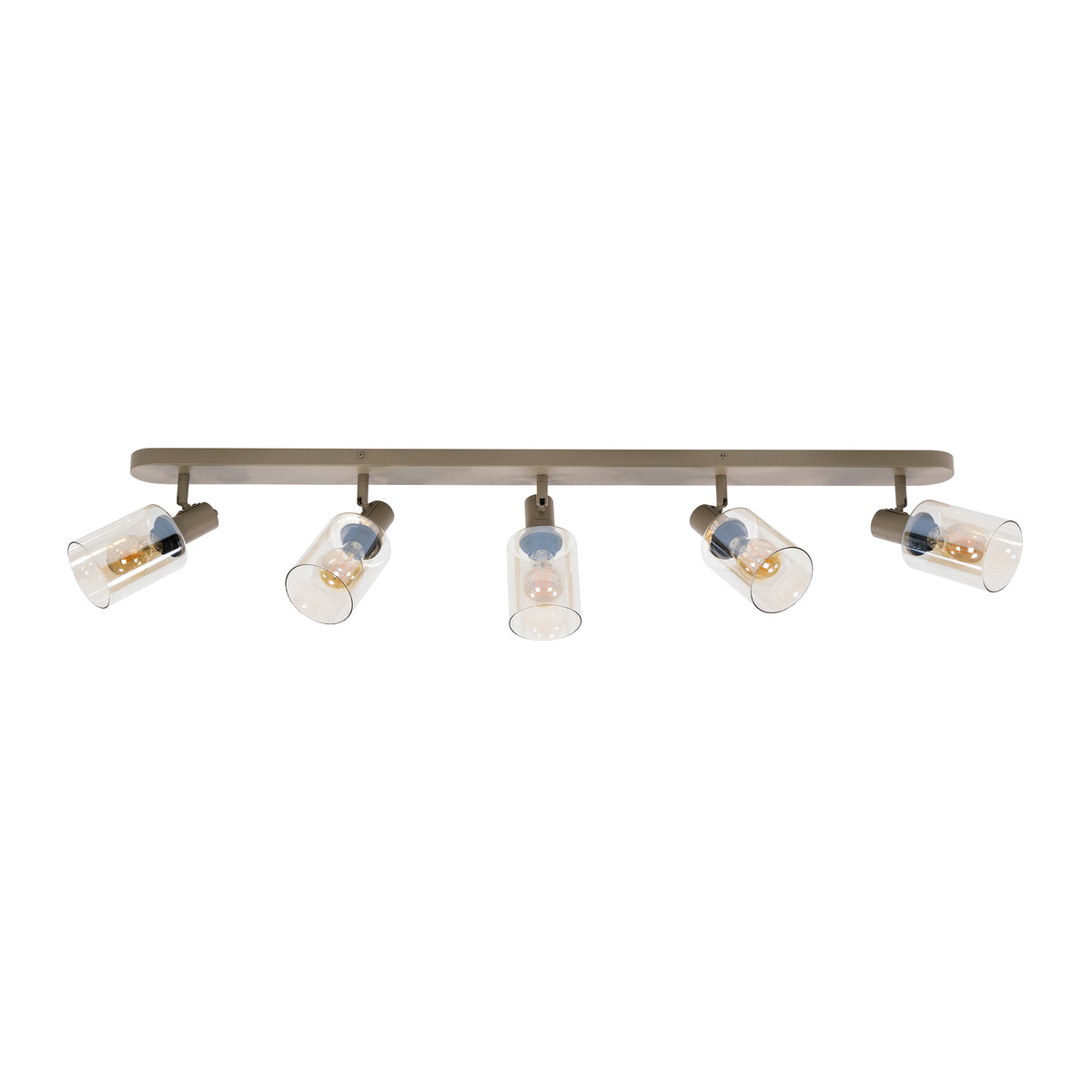 Plafondlamp Sepiora 5-lichts / Beige