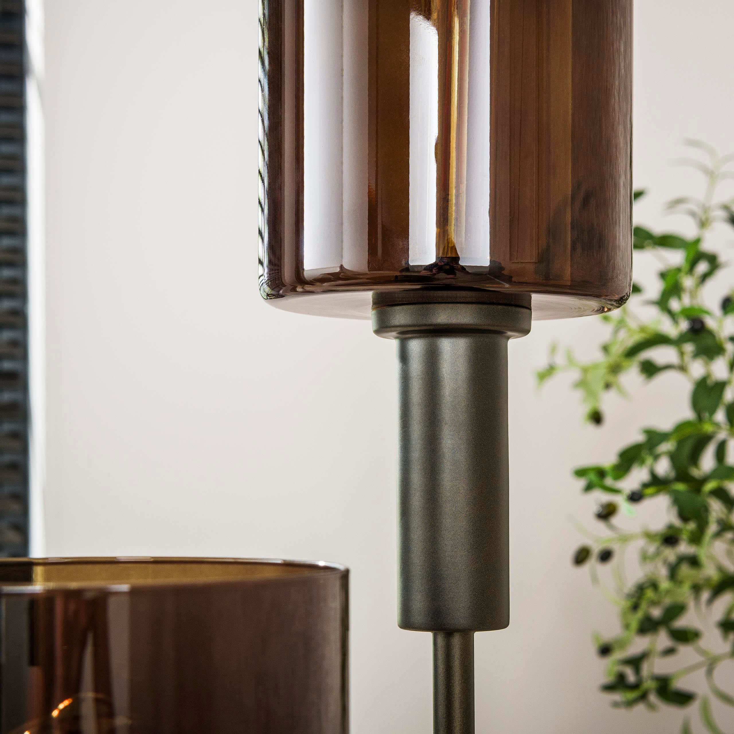 Vloerlamp Sepiora Getrapt 3 Lichts Sienna Bruin