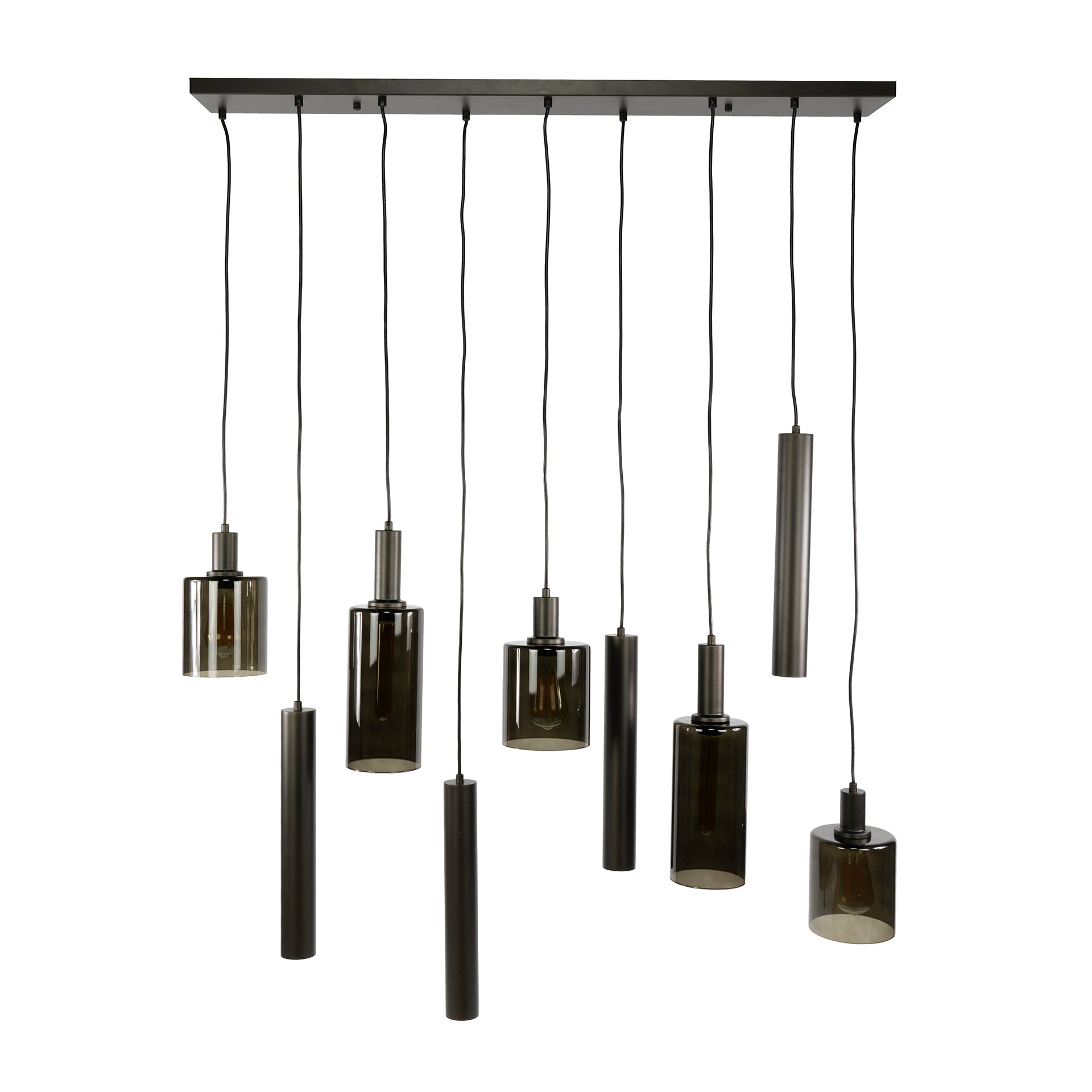 Hanglamp Sepiora 5 4 Lichts Sienna Bruin