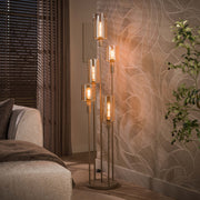 Vloerlamp Sepiora 5-lichts / Beige
