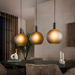 Hanglamp Bubble Frosted 3 Lichts Frosted Grijs