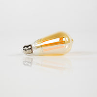 Lichtbron Led St64 Filament Druppel Amber Glas