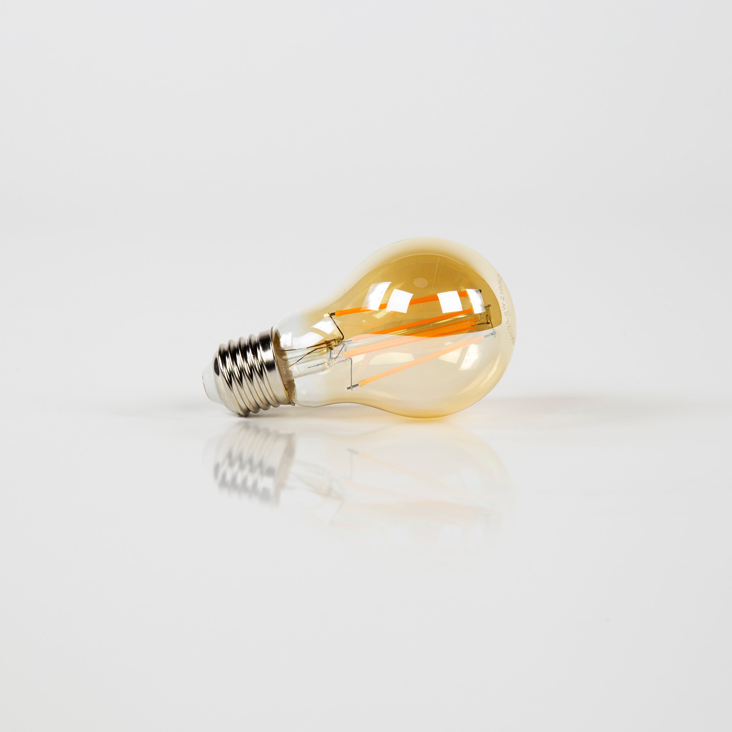Lichtbron Led A60 Filament Peer Amber Glas