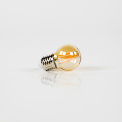 Lichtbron Led G45 Filament Bol O4 5Cm Amber Glas
