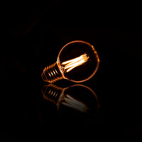 Lichtbron Led G60 Filament Bol O6Cm Amber Glas