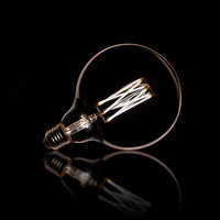 Lichtbron Led G125 Filament Bol O12 5Cm Smoke Grey Glas