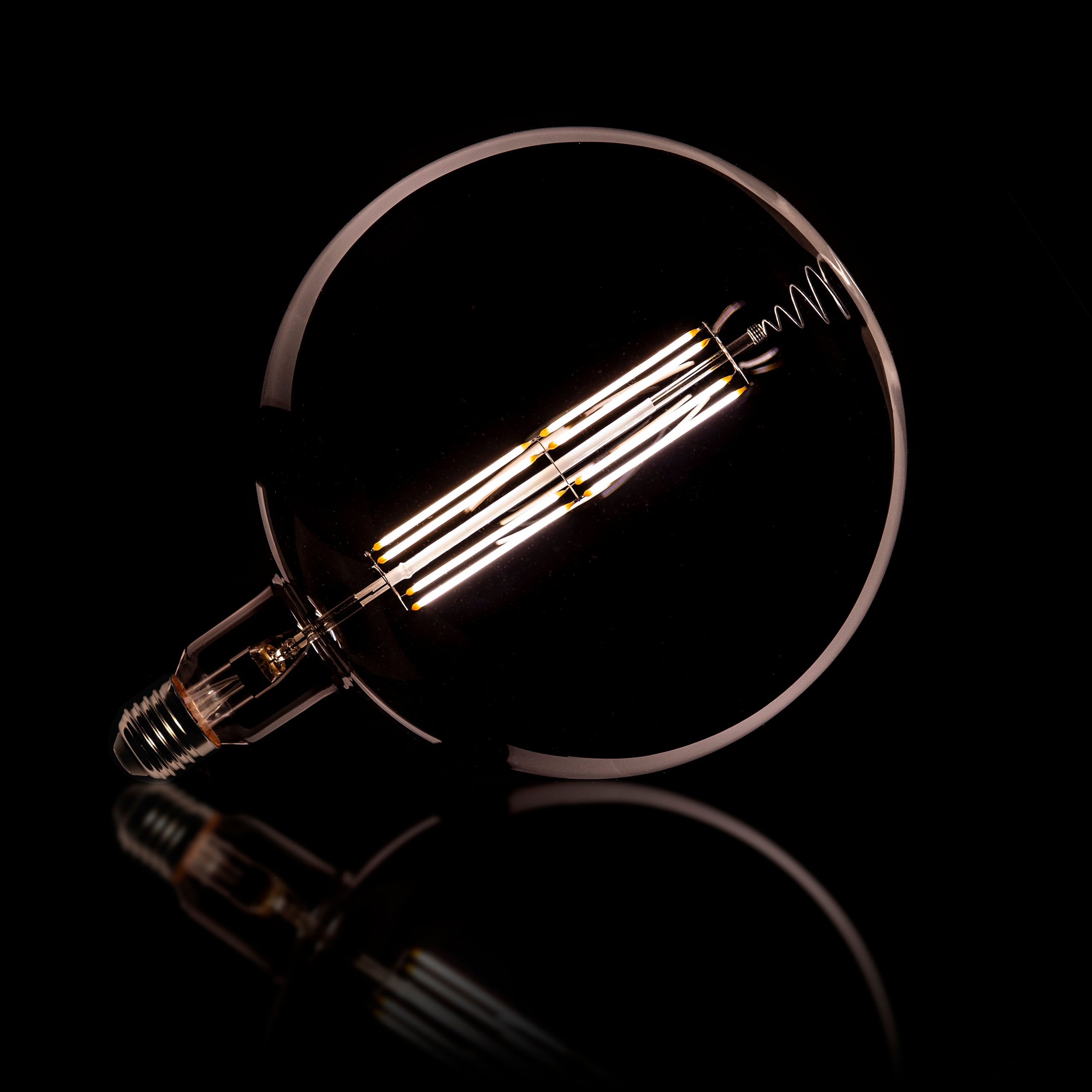 Lichtbron Led G200 Filament Bol O20Cm Smoke Grey Glas