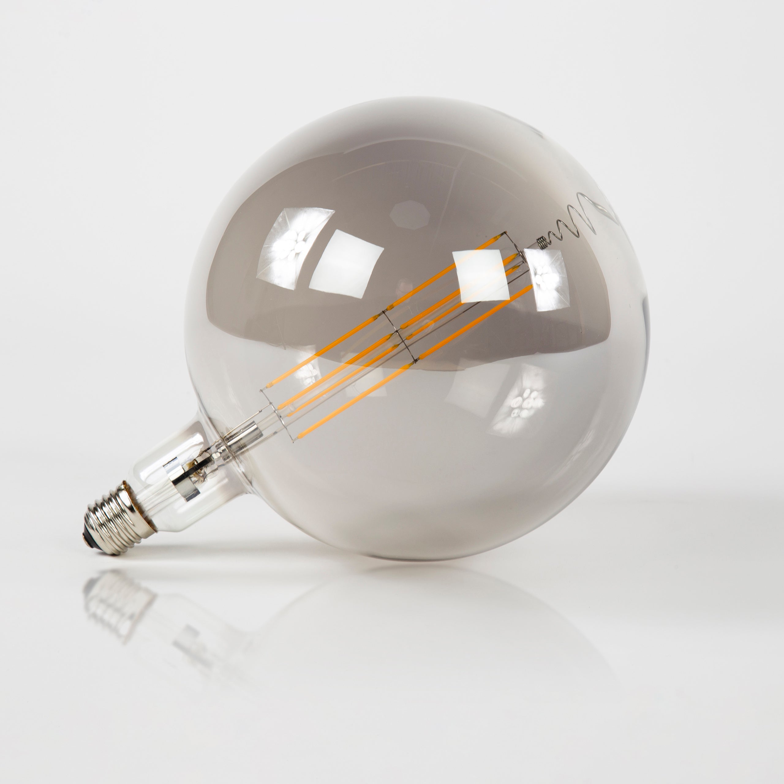 Lichtbron Led G200 Filament Bol O20Cm Smoke Grey Glas