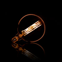 Lichtbron Led G150 Filament Bol O15Cm Amber Glas