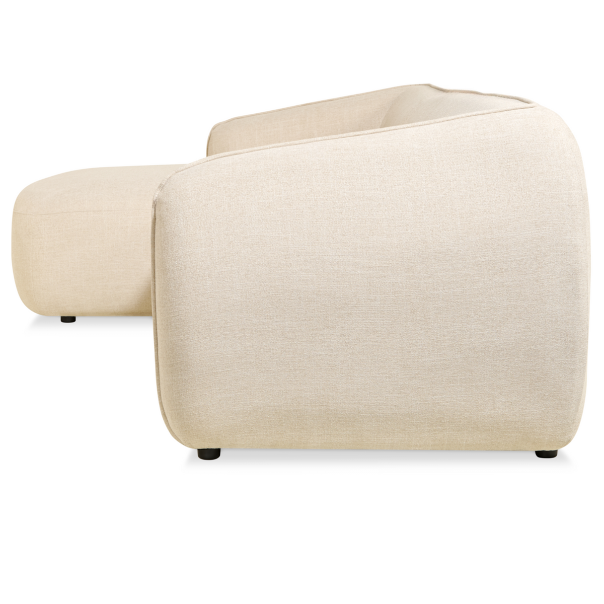 Hoekbank Laila - Stof Beige links