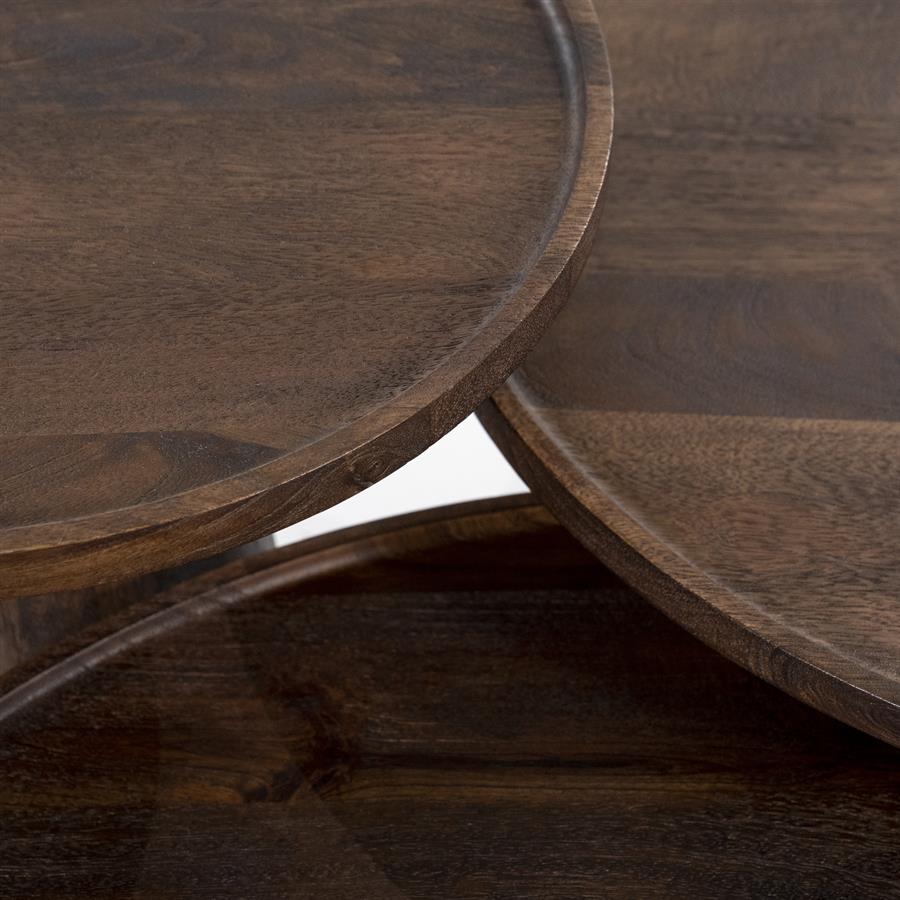 Salontafel Ron 66x39 - bruin