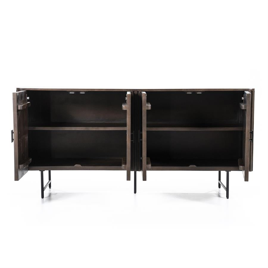 Dressoir Remi 4-drs. - bruin
