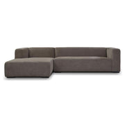 Bank Glasgow 2,5-zits, chaise longue links – Grijs – 311 x 71 cm | Tower Living
