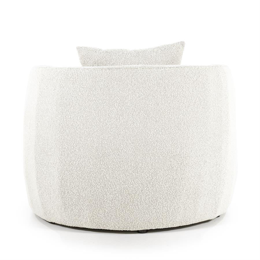 Fauteuil Louis met kussen - beige Spark