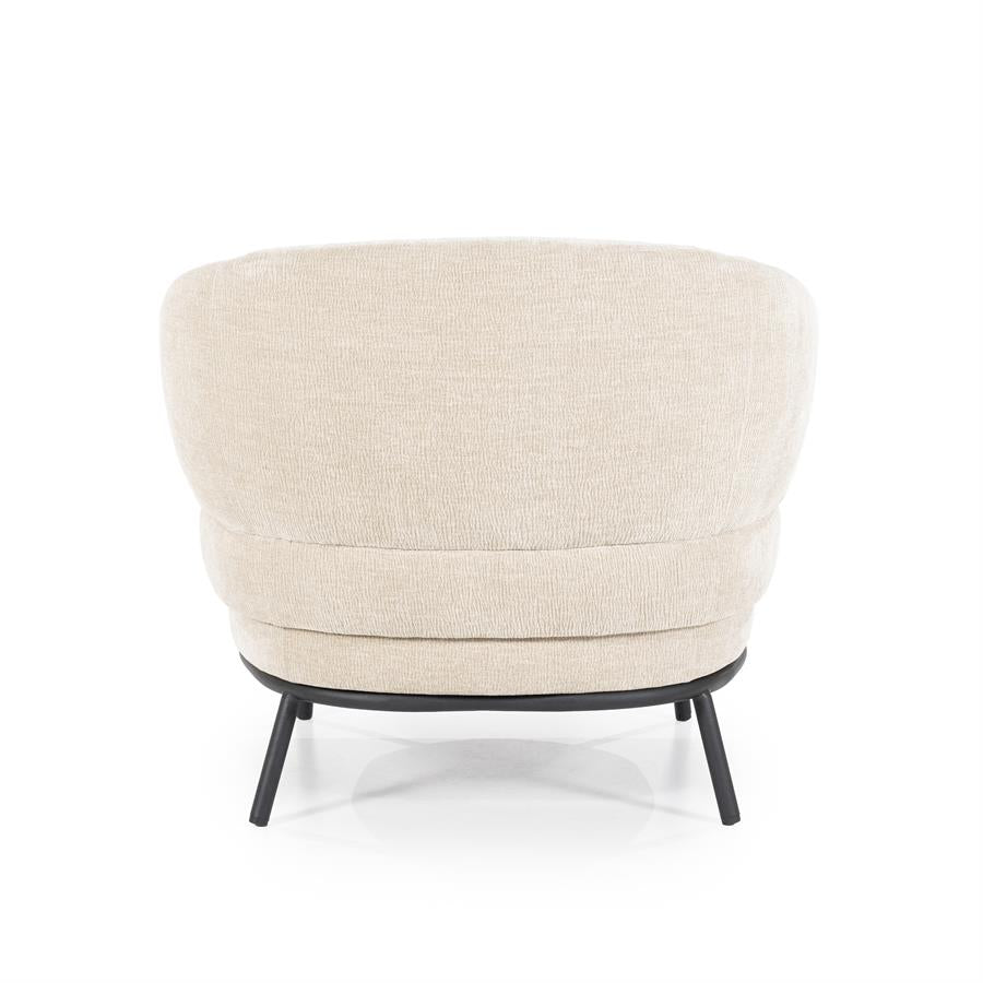 Fauteuil David - taupe Safari