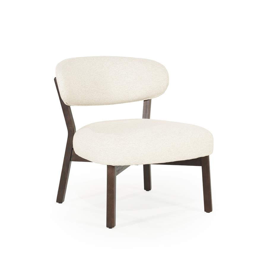 Fauteuil Mikky bruin - beige Moon