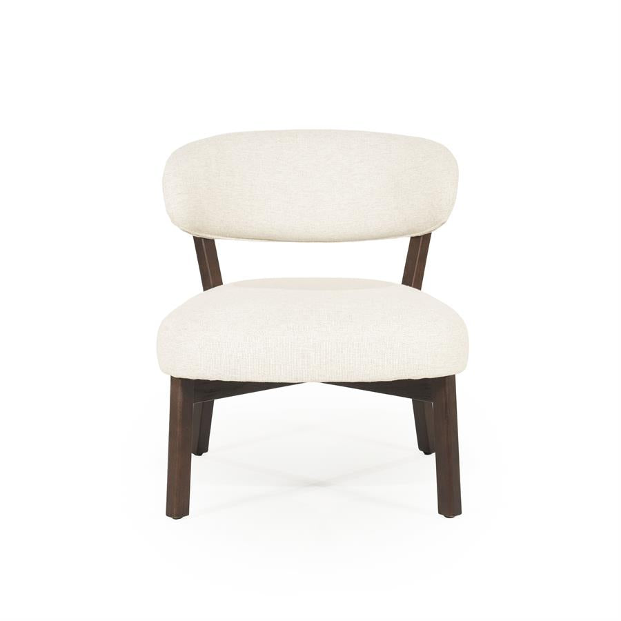 Fauteuil Mikky bruin - beige Moon