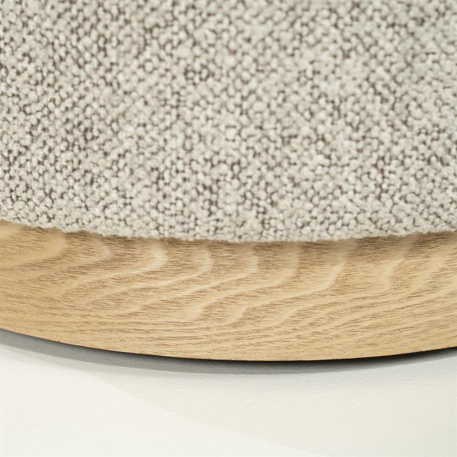 Poef Avah small - taupe Mantz