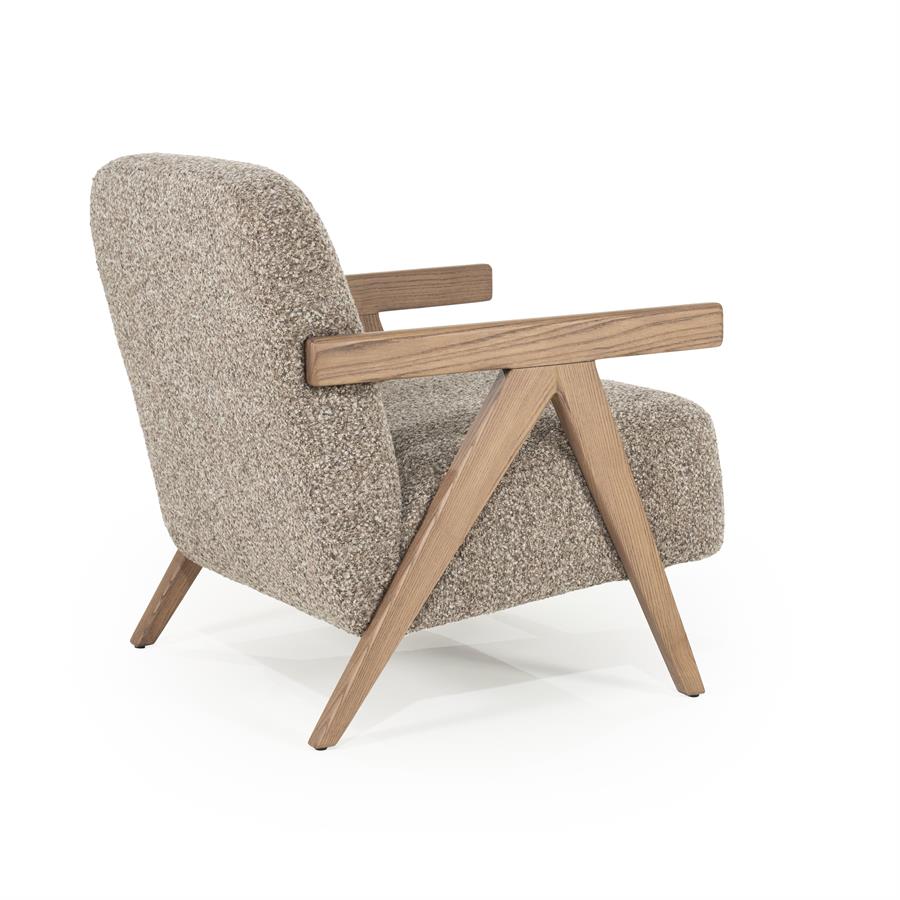 Fauteuil Francis - taupe Flou