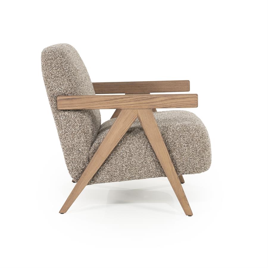 Fauteuil Francis - taupe Flou
